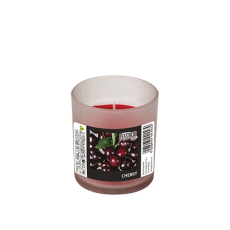 Flavour by GALA Duftkerze im Glas Ø 70 mm · 77 mm bordeaux - Cherry Indro